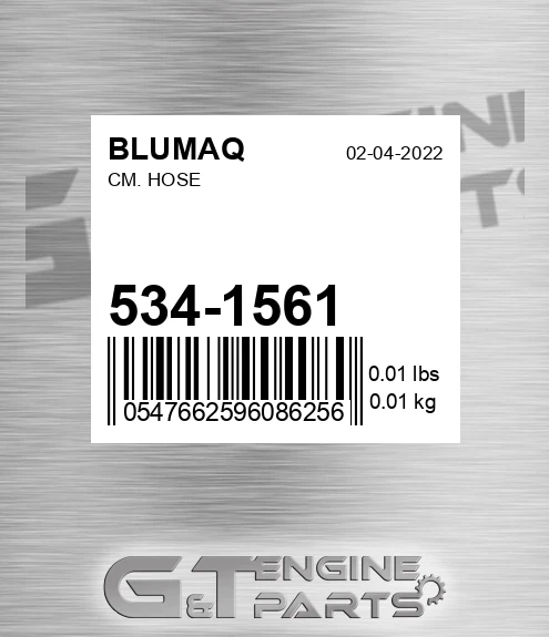 534-1561 Cm. Hose for BLUMAQ