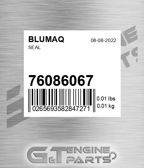 76086067 BLUMAQ Seal