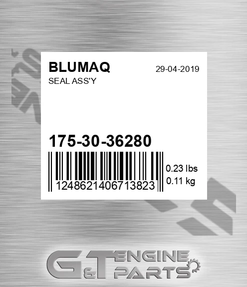175-30-36280 Seal Ass'y for BLUMAQ