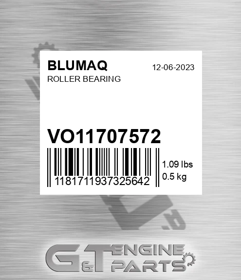 VO11707572 Roller Bearing
