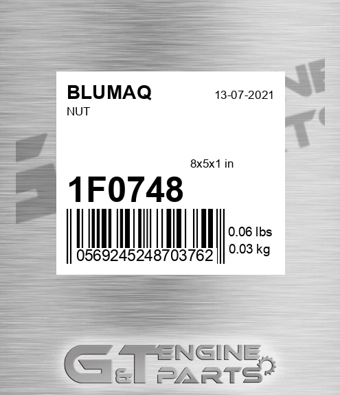 1F-0748 Nut for BLUMAQ
