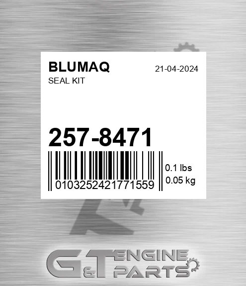 257-8471 Seal Kit for BLUMAQ