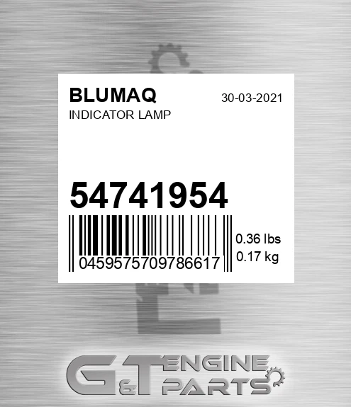 54741954 Indicator Lamp for BLUMAQ