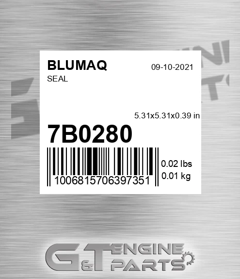 7B-0280 Seal