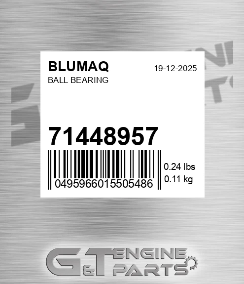 71448957 BLUMAQ Ball Bearing