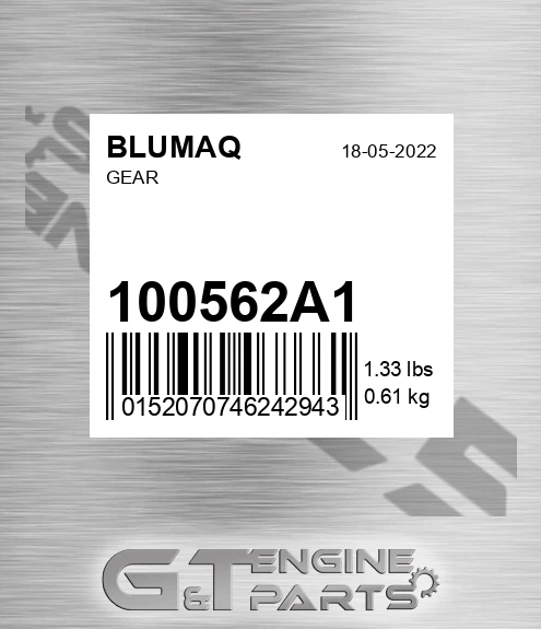 100562A1 Gear for BLUMAQ