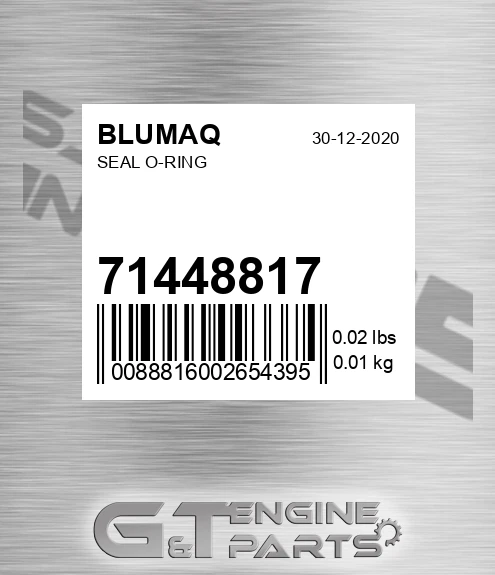 71448817 Seal O-ring