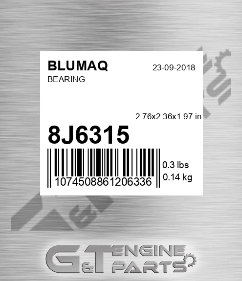 8J-6315 Bearing for BLUMAQ