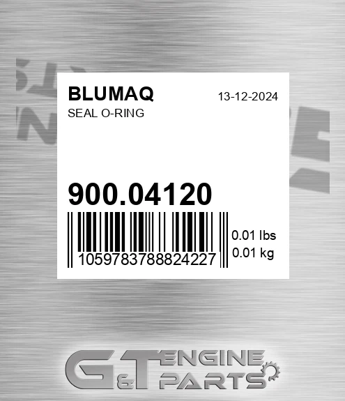 900.04120 Seal O-ring for BLUMAQ
