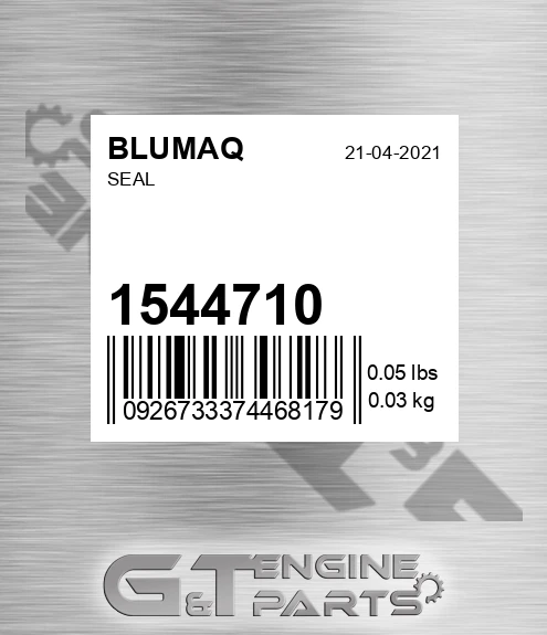 1544710 Seal for BLUMAQ
