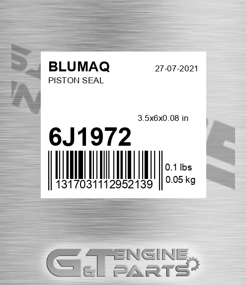 6J-1972 Piston Seal for BLUMAQ