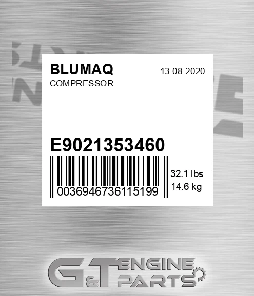 E9021353460 Compressor for BLUMAQ