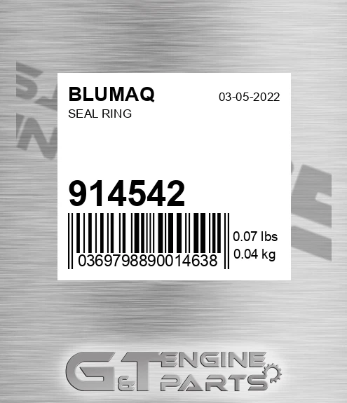 914542 Seal Ring for BLUMAQ