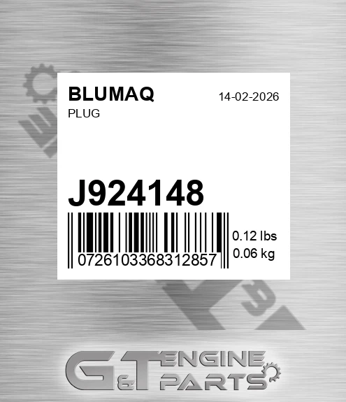 J924148 BLUMAQ Plug
