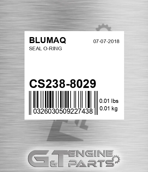 CS238-8029 Seal O-ring for BLUMAQ