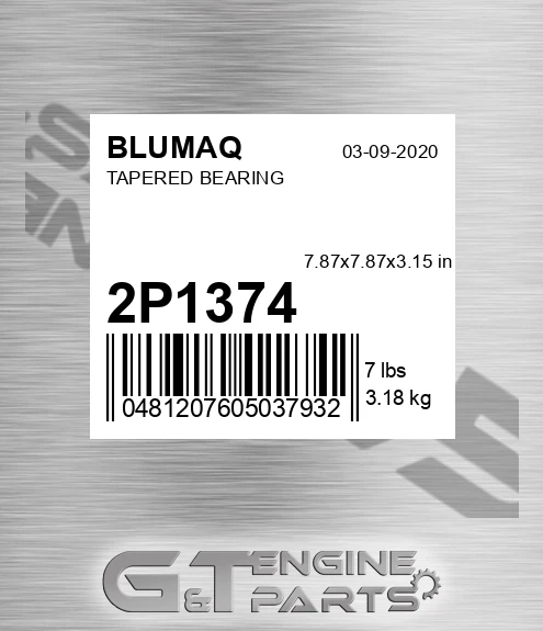 2P-1374 Tapered Bearing