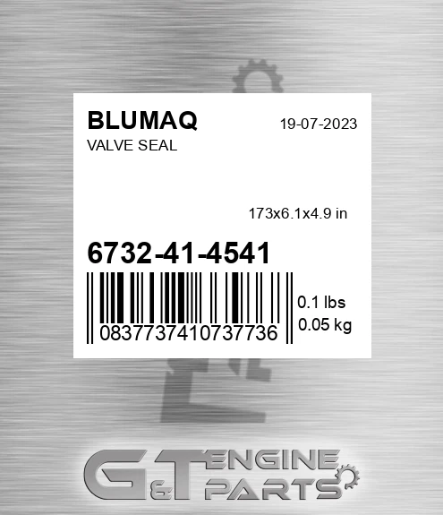 6732-41-4541 Valve Seal for BLUMAQ