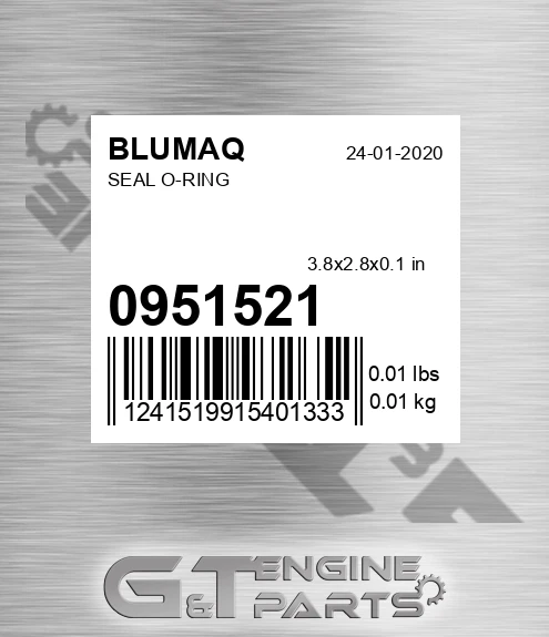 095-1521 Seal O-ring for BLUMAQ