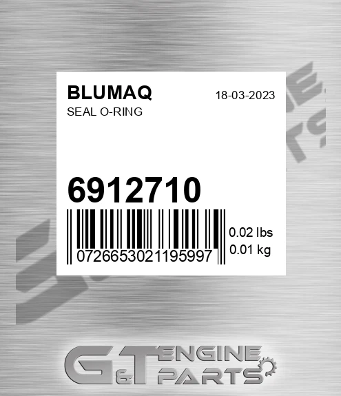 6912710 Seal O-ring for BLUMAQ