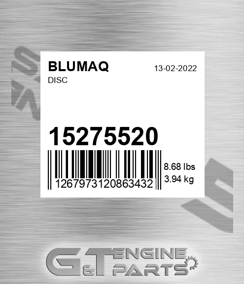 15275520 Disc for BLUMAQ