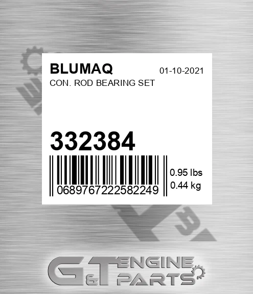 332384 BLUMAQ Con. Rod Bearing Set