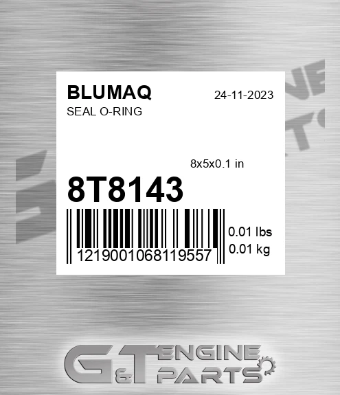 8T-8143 Seal O-ring for BLUMAQ