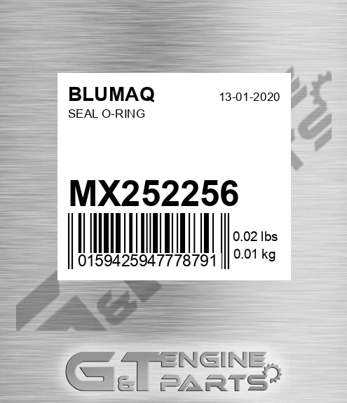 MX252256 Seal O-ring