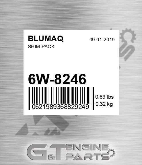6W-8246 Shim Pack for BLUMAQ