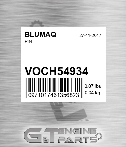 VOCH54934 Pin for BLUMAQ