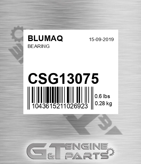 CSG13075 Bearing