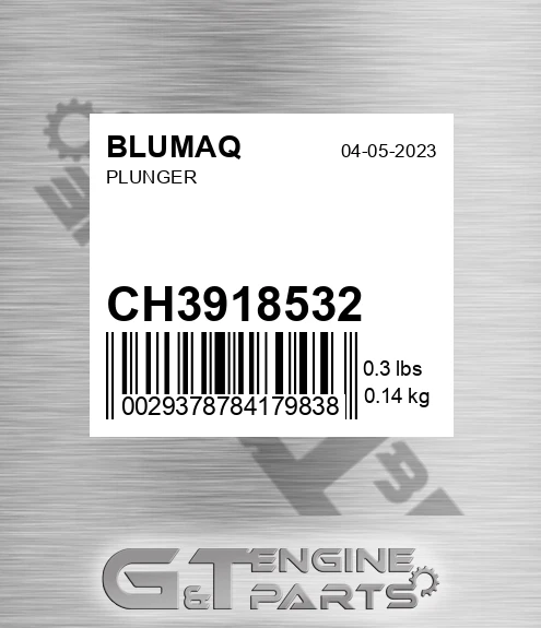 CH3918532 Plunger for BLUMAQ