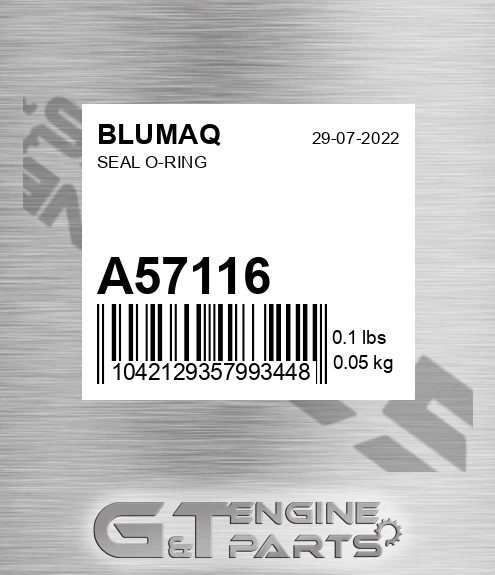 A57116 BLUMAQ Seal O-ring
