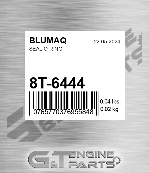 8T-6444 Seal O-ring for BLUMAQ
