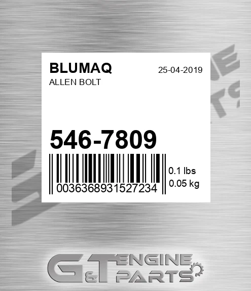 546-7809 Allen Bolt for BLUMAQ