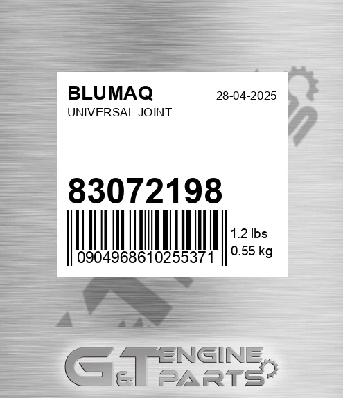 83072198 Universal Joint for BLUMAQ
