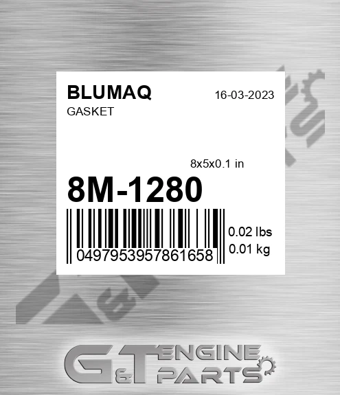 8M-1280 Gasket for BLUMAQ