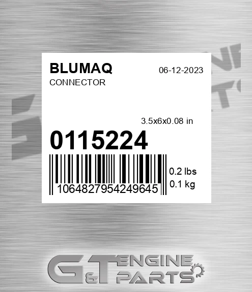 011-5224 Connector for BLUMAQ