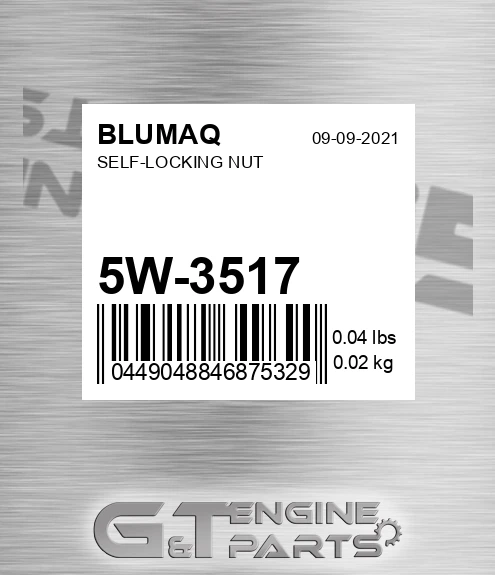 5W-3517 Self-locking Nut for BLUMAQ