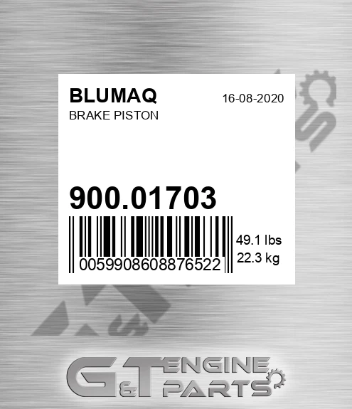 900.01703 Brake Piston for BLUMAQ