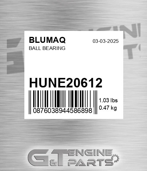 HUNE20612 Ball Bearing for BLUMAQ