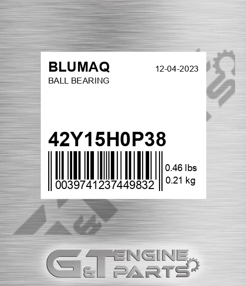 42Y-15-H0P38 Ball Bearing for BLUMAQ