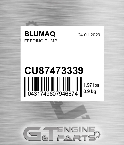 CU87473339 Feeding Pump