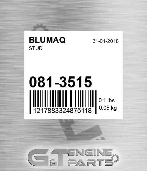 081-3515 Stud for BLUMAQ