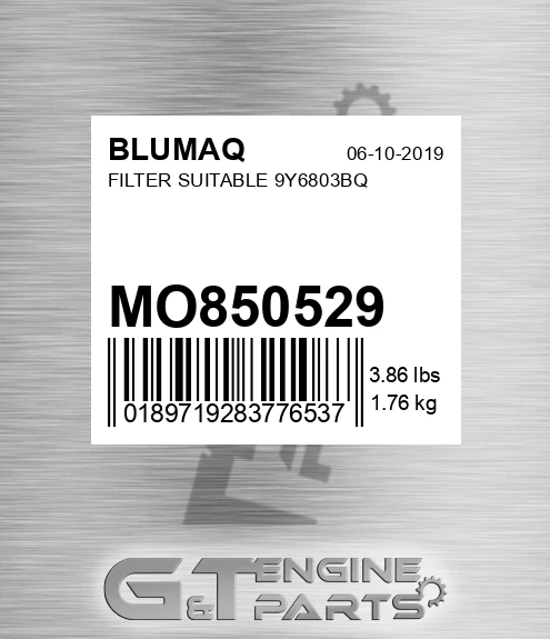 MO850529 BLUMAQ Filter Suitable 9y6803bq