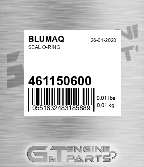 461150600 Seal O-ring for BLUMAQ