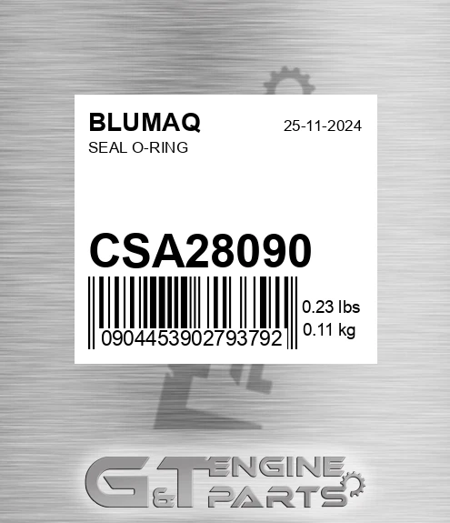 CSA28090 Seal O-ring for BLUMAQ