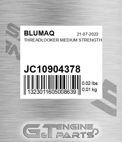 JC10/904378 Threadlooker Medium Strength for BLUMAQ