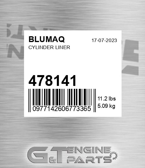 478141 BLUMAQ Cylinder Liner