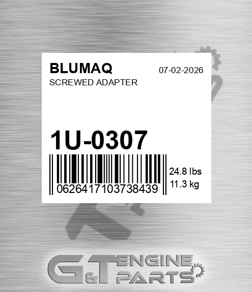 1U-0307 Screwed Adapter for BLUMAQ