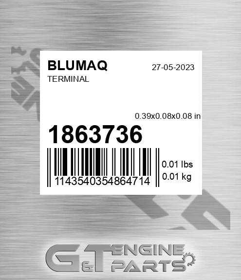 186-3736 Terminal for BLUMAQ